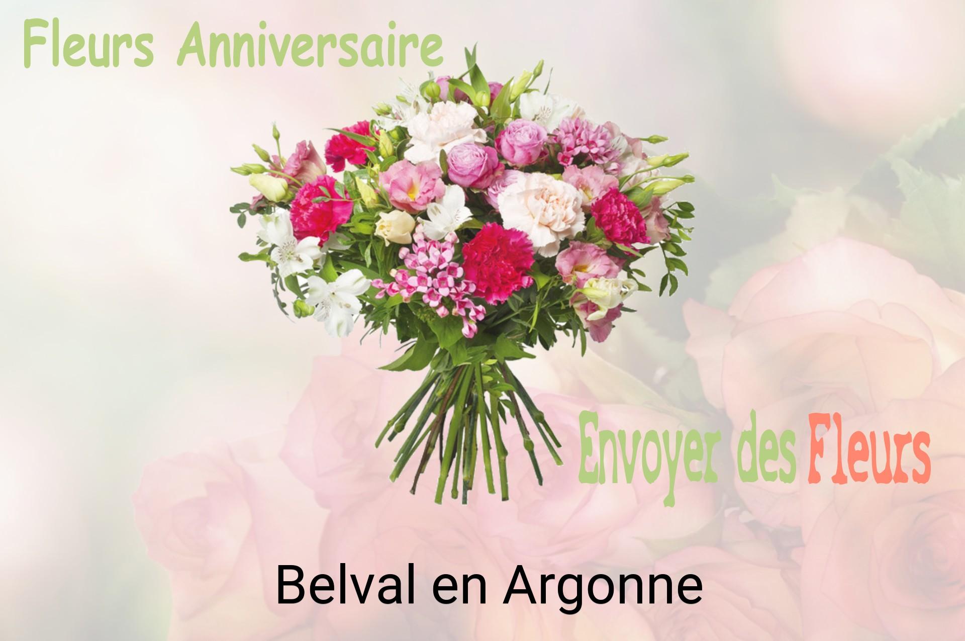 Bouquet de fleurs d’anniversaire livré à Belval-en-Argonne