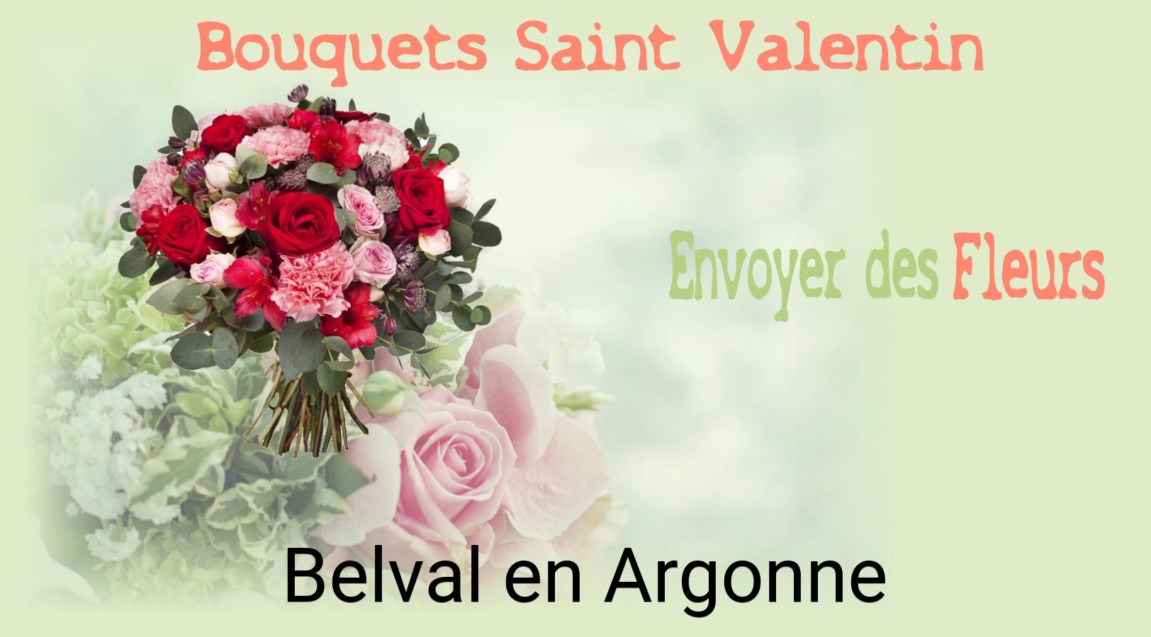Roses de Saint-Valentin livrées à Belval-en-Argonne